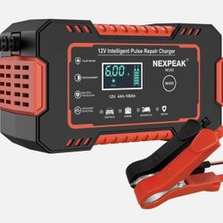 NEXPEAK® NC101 12V Intelligent Pulse Repair Charger се рекситное зерязное устроиство 600 ◎= 12V 4Ah-100Ah 12V SMART BATTERY CHARGER+MAINTAINER
