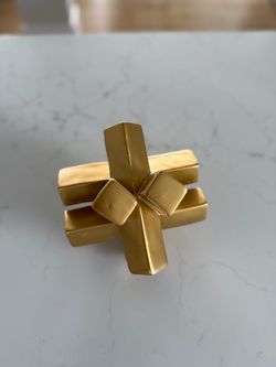 Gold Jack Decorative Sculpture