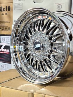 18x9.0 NEW BBSR RS REPS. DEGEN WHEELS/RIMS. 5X100/5X114.3