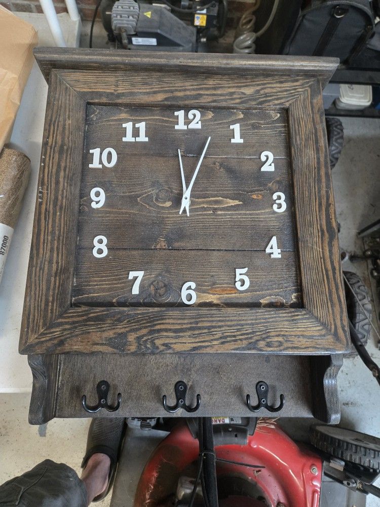 Wall Clock Secret Gun Cabinet