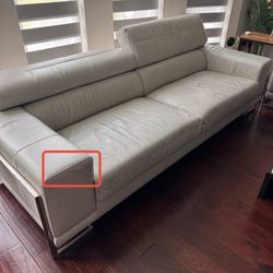 Full Grain Leather Sofa Set