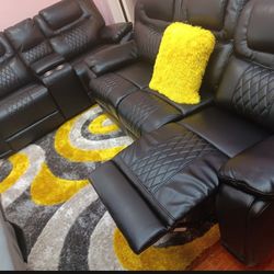 COMFY NEW RECLINING SOFA AND LOVESEAT SET ON SALE ONLY $1199. IN STOCK SAME DAY DELIVERY 🚚 EASY FINANCING 