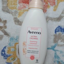 Aveeno Foaming Cleanser,  Fragrance free For Sensitive skin 