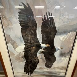 Mario Fernandez “Wings Of Freedom” Signed Framed Print 360/980