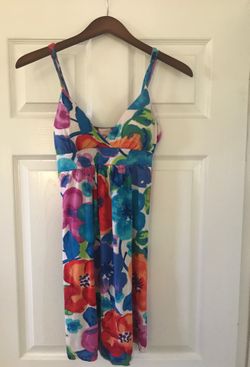 Girls Juniors Floral Dress 100% Rayon Medium - $15