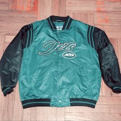 Ultra Game NFL New York Jets Bomber Jacket Size M