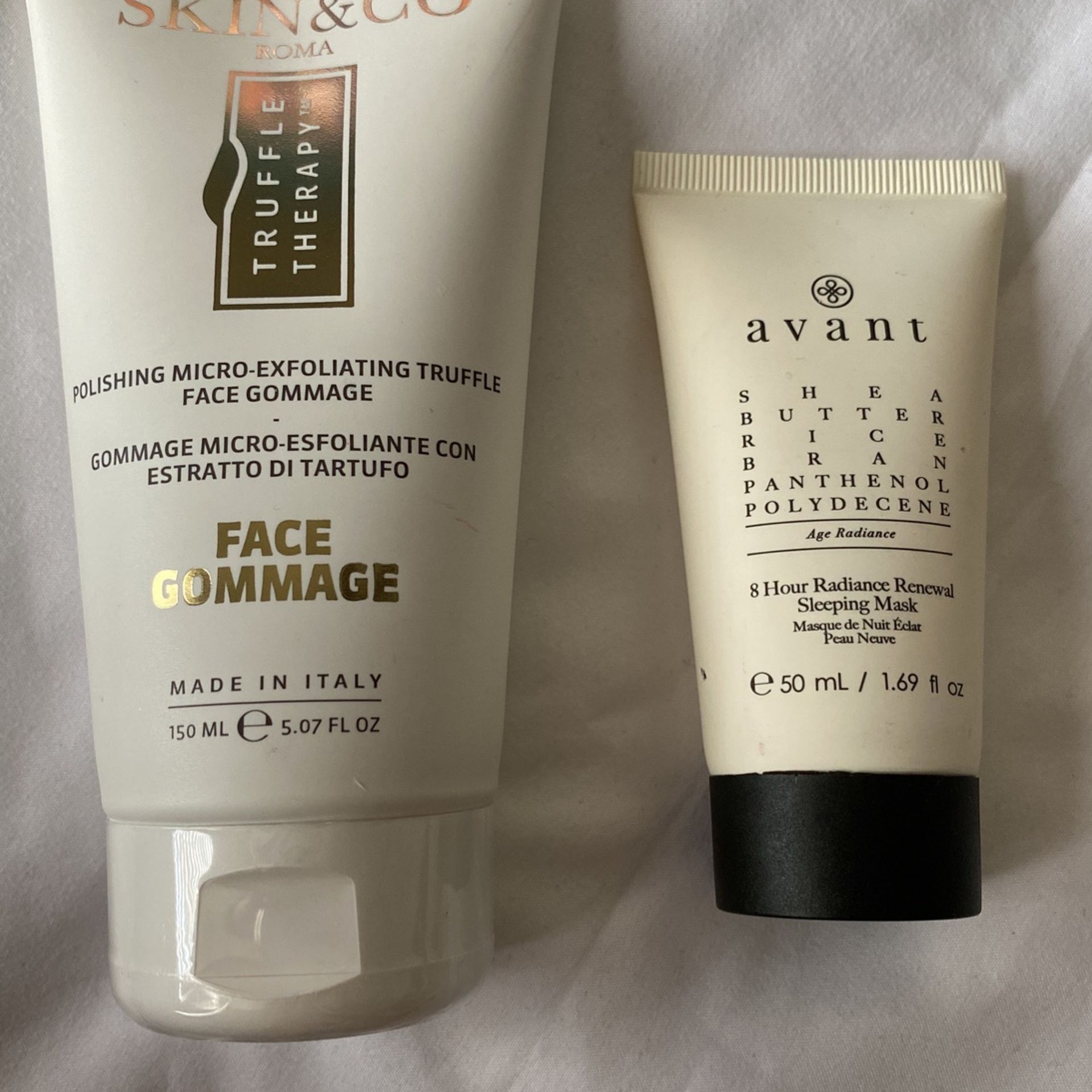 Skin &co Face gommage/avant 8 Hour Sleeping Mask