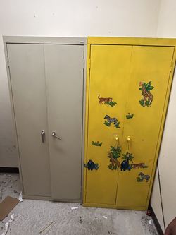 Metal Storage Cabinet - $100 for one