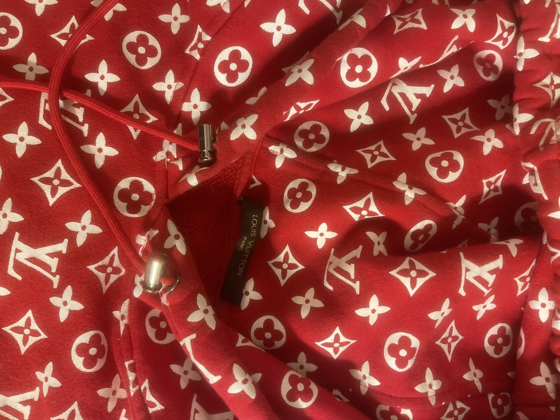 Real Supreme Louis Vuitton Hoodie 