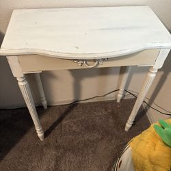 White Side Table 