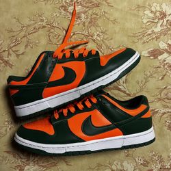 Nike Dunk Low Retro Men's Size 10.5 Gorge Green/Gorge Green-White DD1391 300