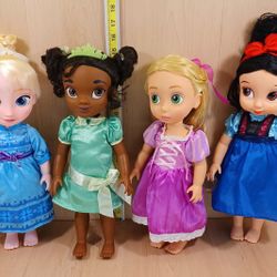 15" Disney Animators Princess Toddler Dolls