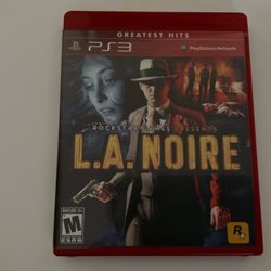 L.A. Noire (PlayStation 3 - PS3) Complete - Very Clean Disc