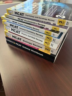 MCAT Princton Review Book Set 