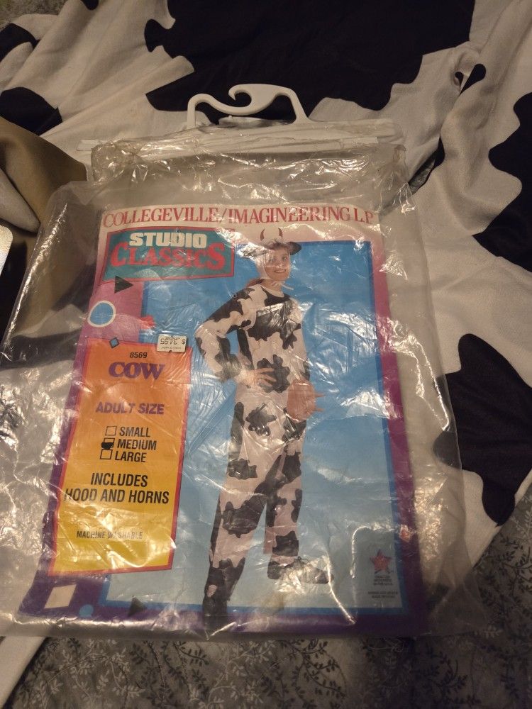 "Studio Classics Holstein Cow costume VTG 1992