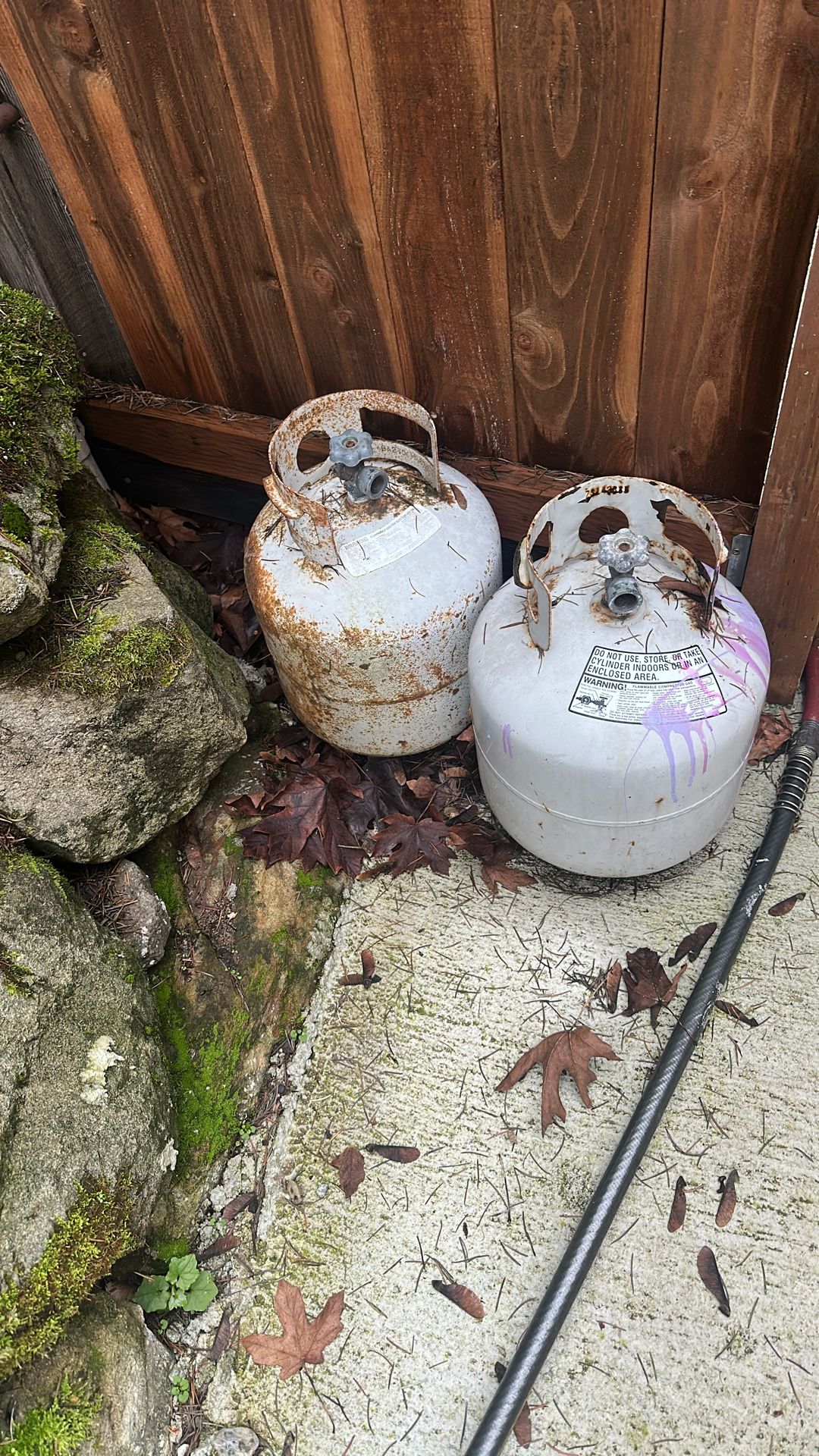 Propane Tanks (pending Pick Up)