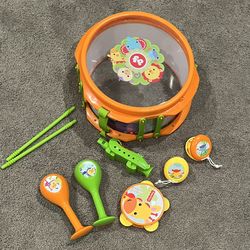 Fisher Price Drum/instrument Play Set