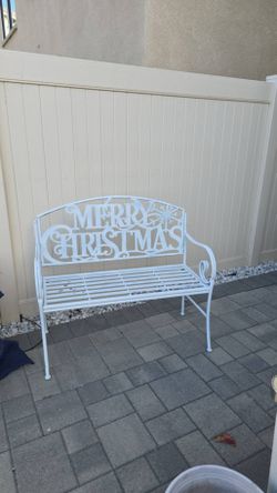 Christmas Bench