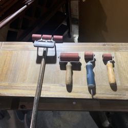 Extendable floor roller & Silicone seam rollers. $70