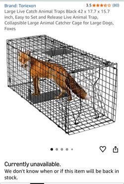 Toriexon Large Live Catch Humane Animal Trap
