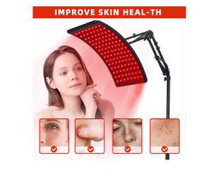 Viconor Red Light Therapy for Face and Body, Red Infrared Light Therapy Lamp with Stand Led 660nm & 850nm Infrared Light Device for Body