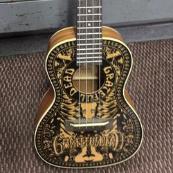 Alvarez Grateful Dead Tattoo Ukelele