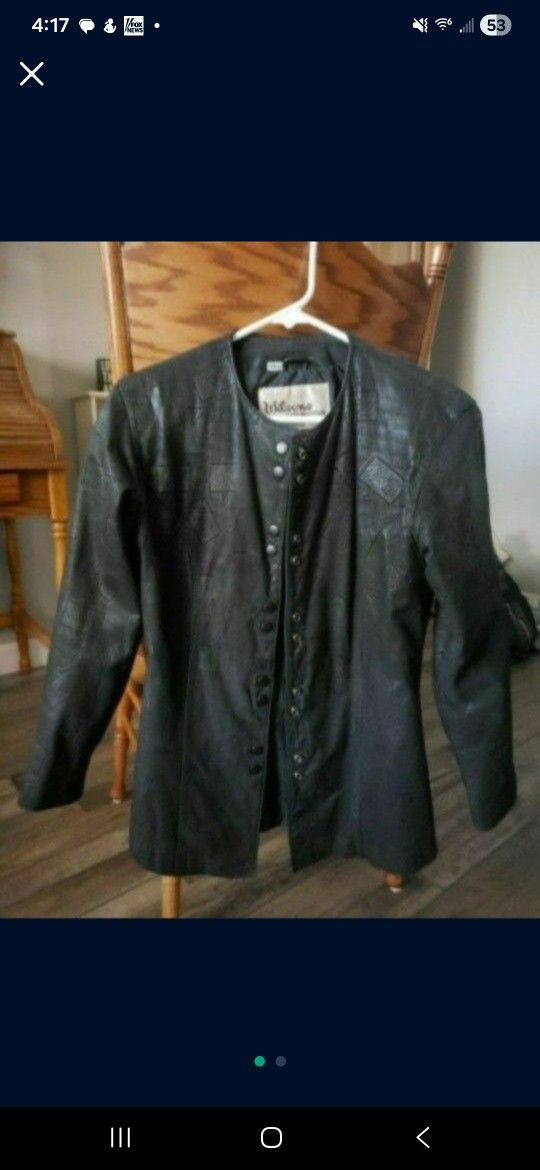 Woman's Leather Jacket Size M