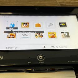 Wii U 32gb System (bad HDMI port/has HDMI Adapter)