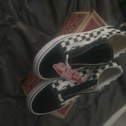 Checkered Vans Men’s Size 8 Old School