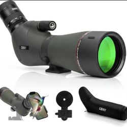 [New] Gosky 20-60x80 Spotting Scope with Phone Adapter & Tripod/ Bird Watching/ Waterproof