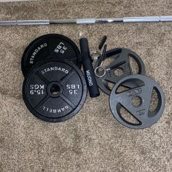weights and bar