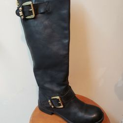 STEVE MADDENMotorcycle  Boots LEATHER! 7