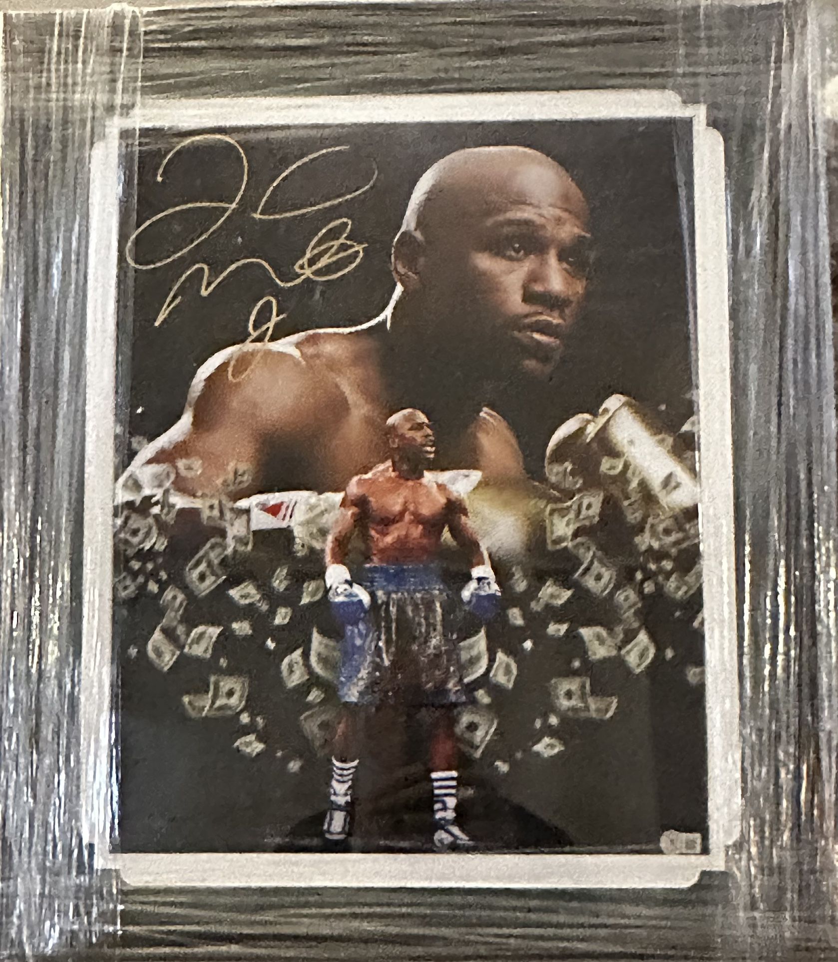 Floyd Mayweather Signed Framed Color Photo
