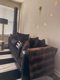 $250 Suede Leather Couch (Never Sat On)