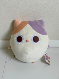 Big Eyed Cat Plush 13 Inch