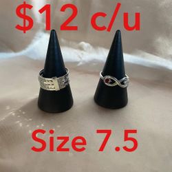 Silver .925 Rings & Earrings 