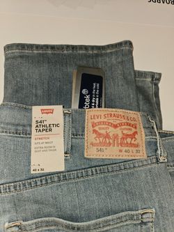 Levi 541 athletic Taper Stretch 40x32 Jeans New Two For One