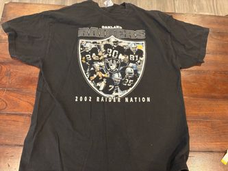 Vintage Alstyle Apparel & Activewear Raiders Shirt - 2002 RAIDER NATION
