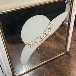 Rare Vintage 80s Art Deco Mirror