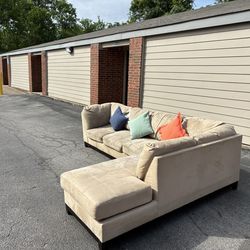 2 pieces Beige sectional