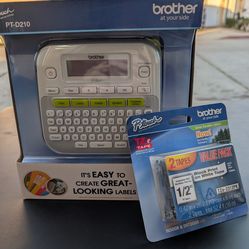 Brother P-touch Label Maker with extra tape
