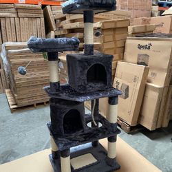 Dark Gray Cat Tree 