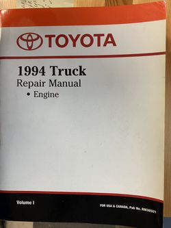 Toyota Truck Repair Manual 