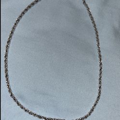 Rope Chain Silver Plated