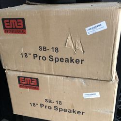 Subwoofers Brand New 