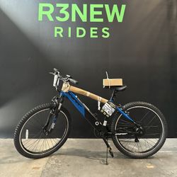Hyper - 26" Mountain Electric Bike eBike w/ 20mph Max Speed & 20 Mile Operating Range