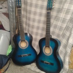 Two Zeny Guitars 