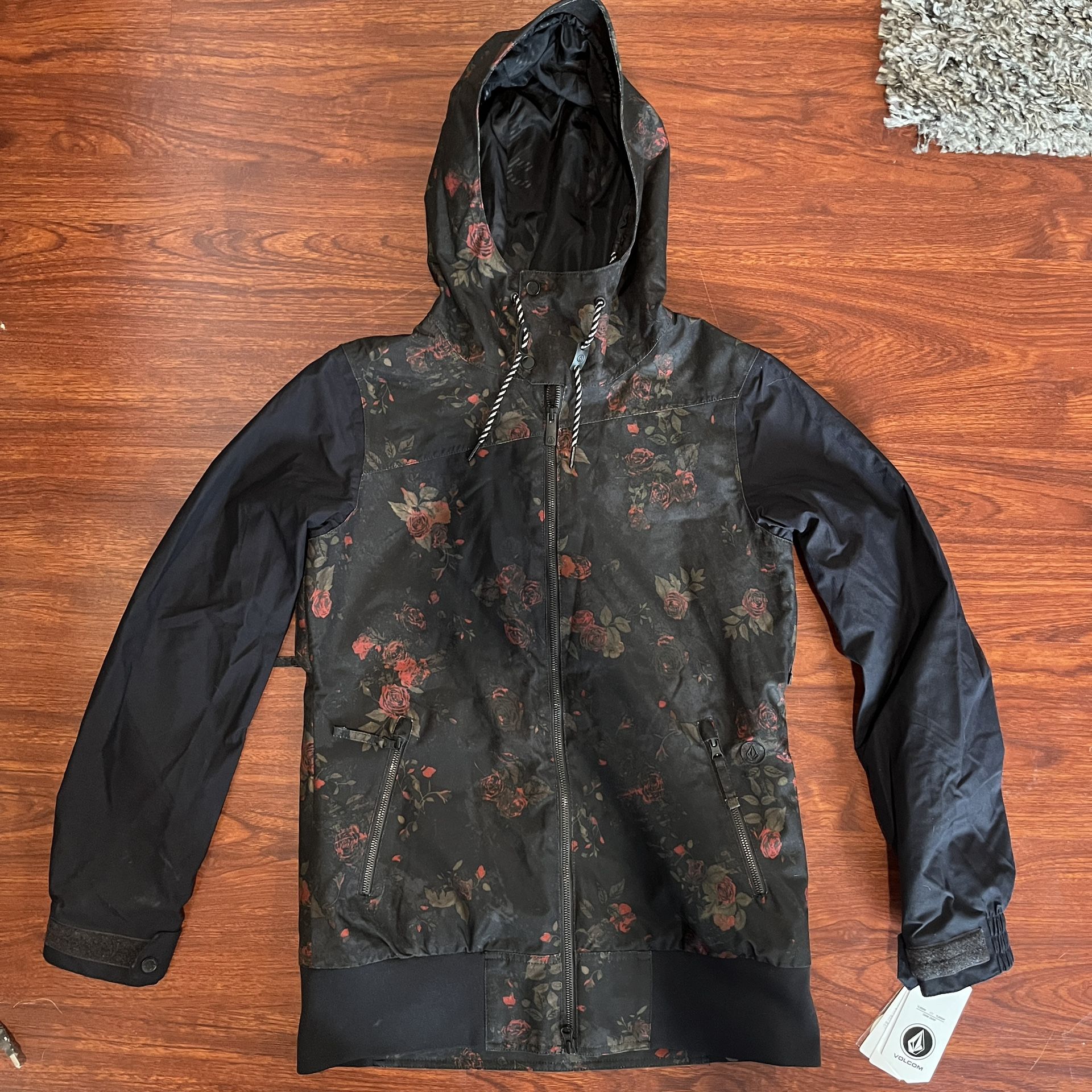 New Volcom Women’s M Bomber Snow Jacket