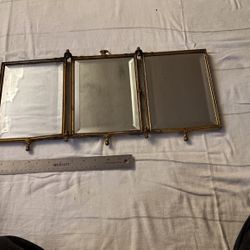 Antique bifold mirror