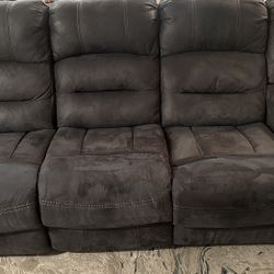 One sofa 2 loveseats